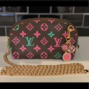 Custom Louis Vuitton mini poche crossbody